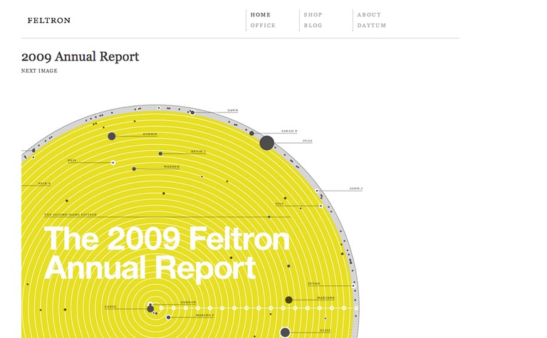 Web Design Inspiration - Nicholas Felton