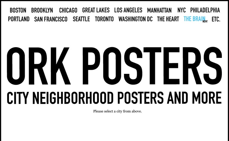 Web Design Inspiration - Ork Posters