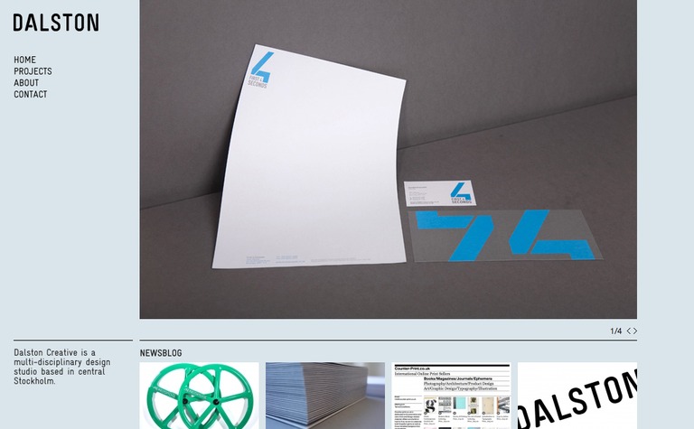 Web Design Inspiration - Dalston Creative