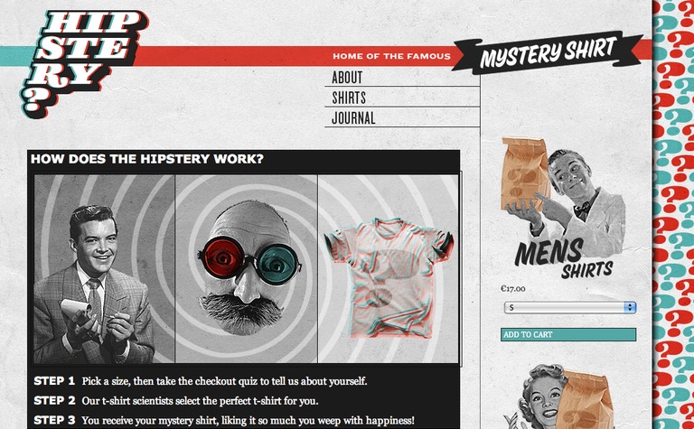 Web Design Inspiration - The Hipstery!