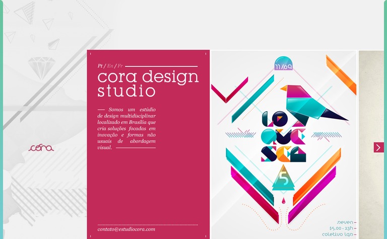 Web Design Inspiration - CORA