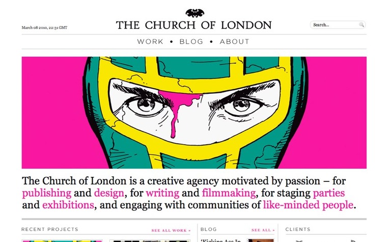 Web Design Inspiration - The Church of London