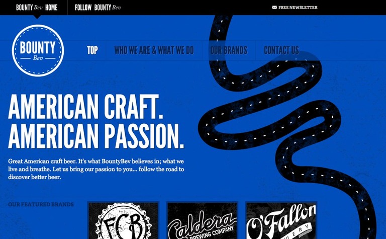 Web Design Inspiration - BountyBev