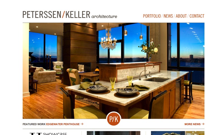 Web Design Inspiration - Peterssen / Keller Architecture