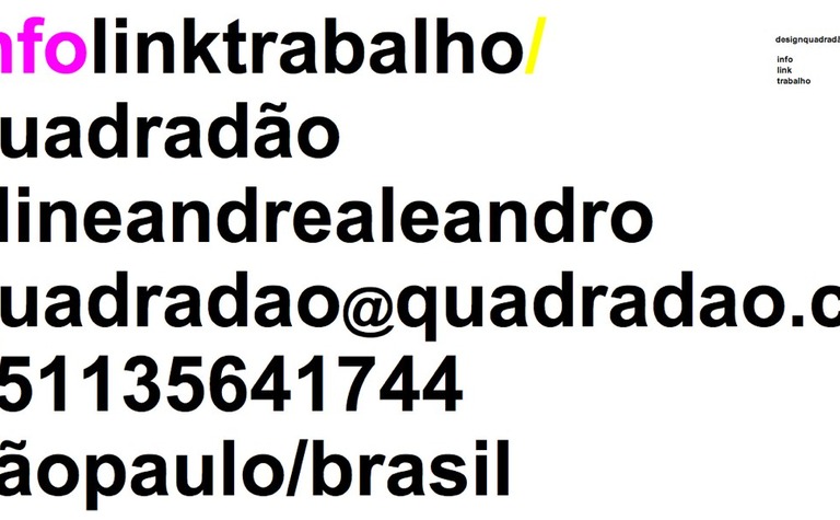 Web Design Inspiration - Quadradão