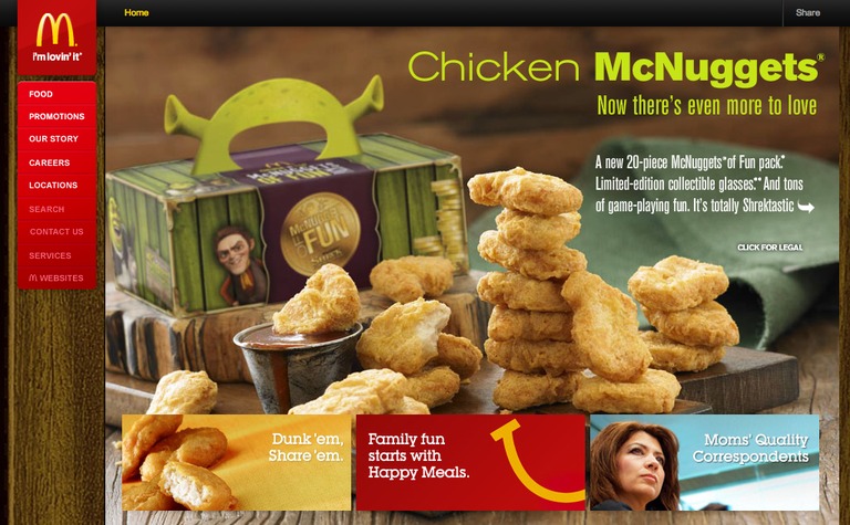 Web Design Inspiration - McDonalds