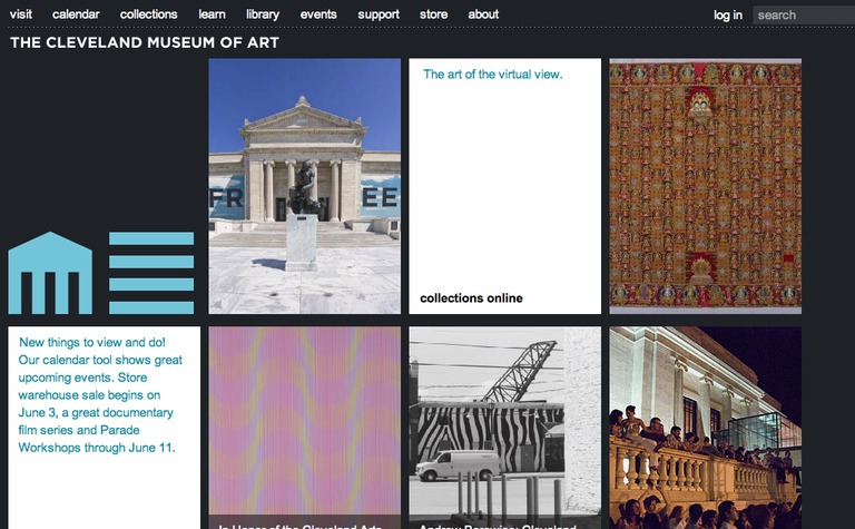 Web Design Inspiration - Cleveland Museum of Art
