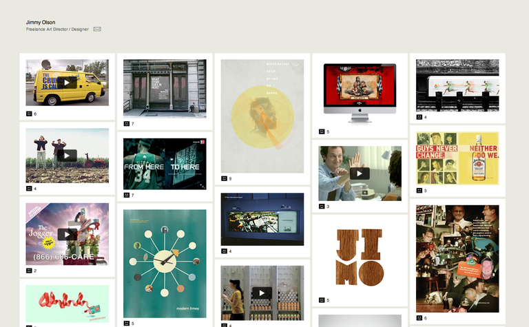 Web Design Inspiration - Jimmy Olson