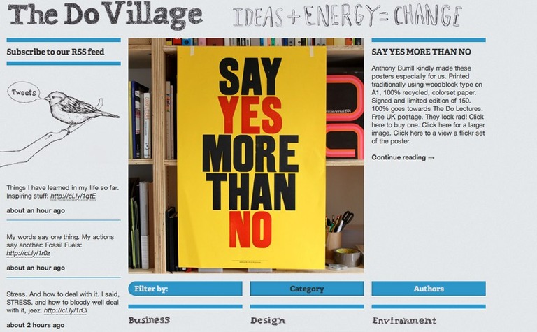 Web Design Inspiration - The Do Village