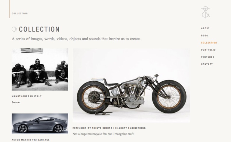 Web Design Inspiration - Thought and Theory – Collection