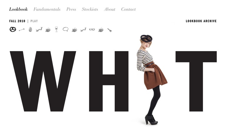 Web Design Inspiration - Whit