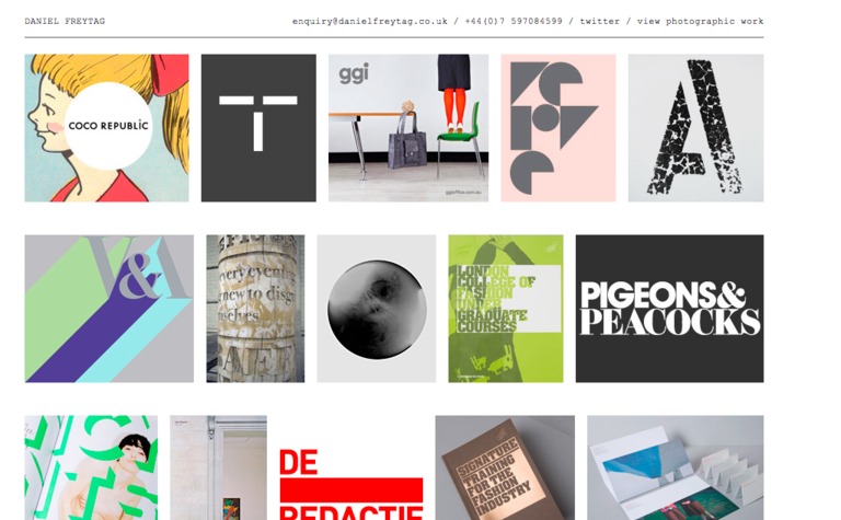 Web Design Inspiration - Daniel Freytag