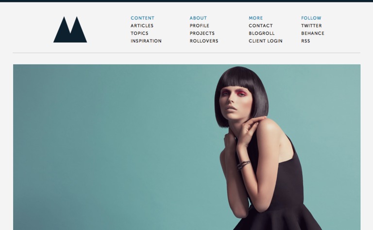 Web Design Inspiration - M. Seth Jones