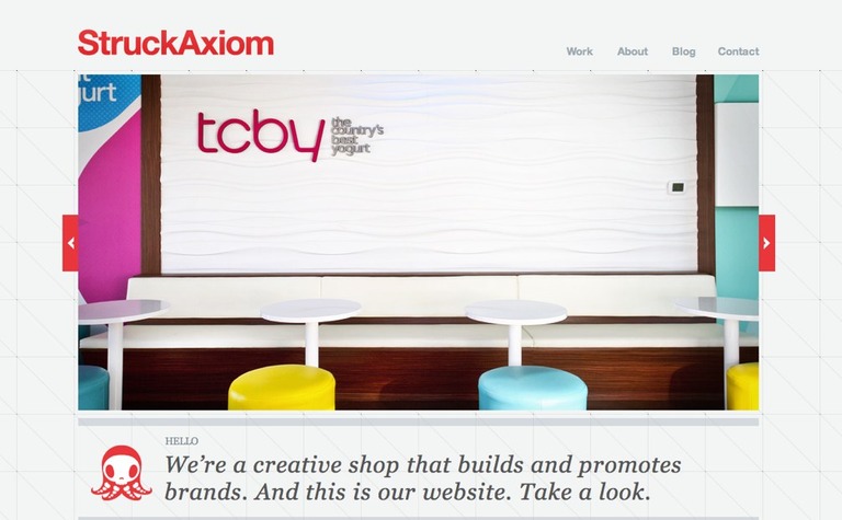 Web Design Inspiration - Struck Axiom