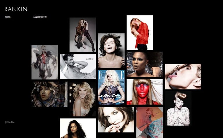 Web Design Inspiration - Rankin