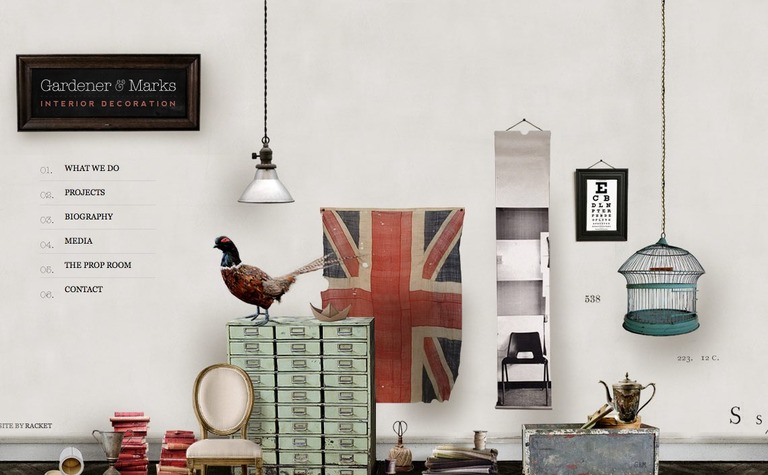 Web Design Inspiration - Gardener & Marks