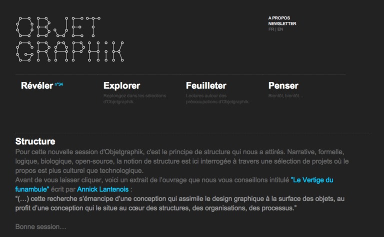 Web Design Inspiration - Object Graphik