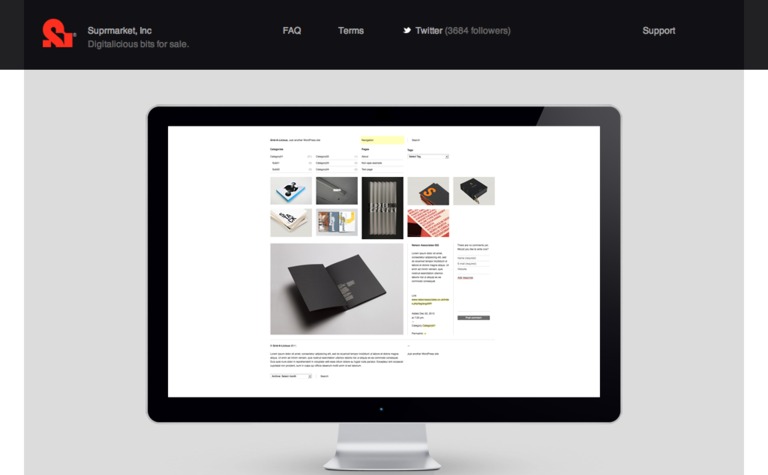 Web Design Inspiration - Suprmarket