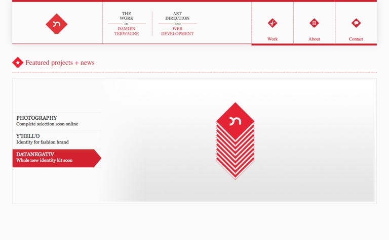 Web Design Inspiration - Datanegativ