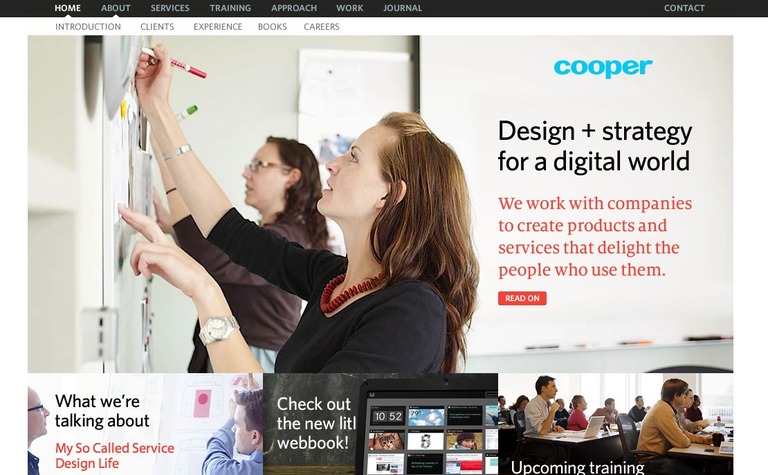 Web Design Inspiration - Cooper