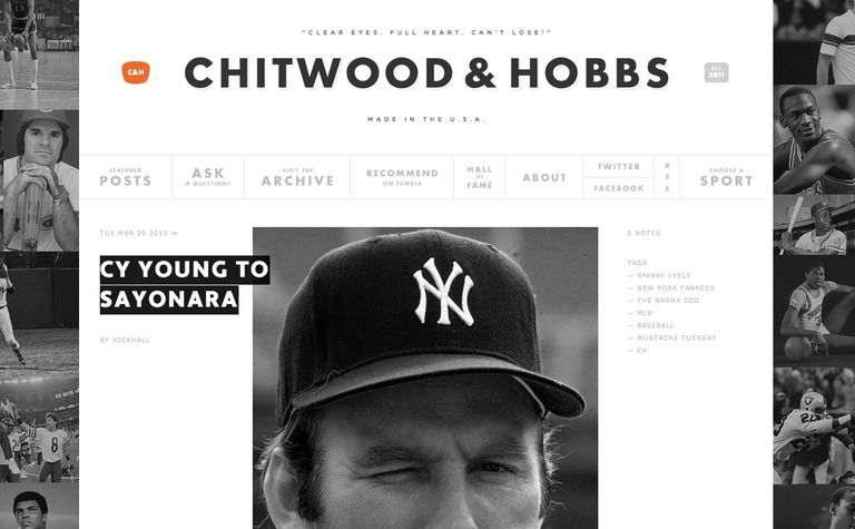 Web Design Inspiration - Chitwood & Hobbs