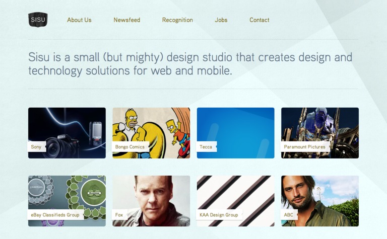 Web Design Inspiration - Sisu