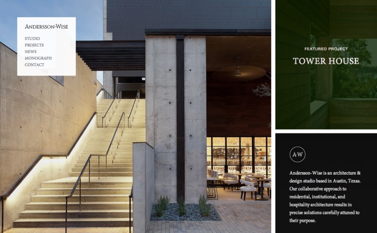 Web Design Inspiration - Andersson-Wise Architects