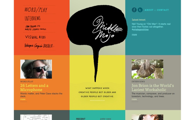 Web Design Inspiration - Middle Mojo