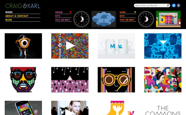 Web Design Inspiration - Craig & Karl