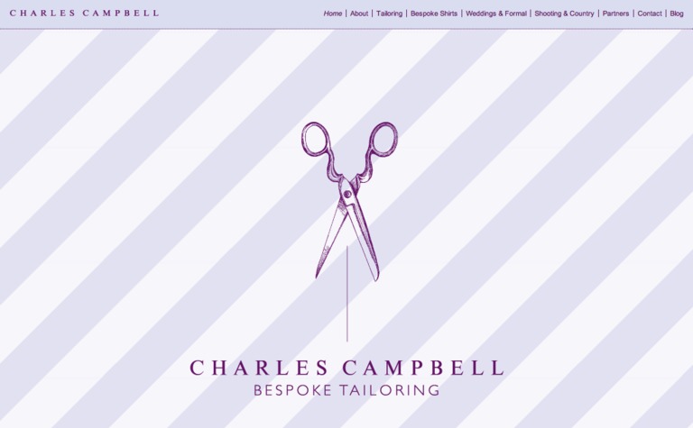 Web Design Inspiration - Charles Campbell