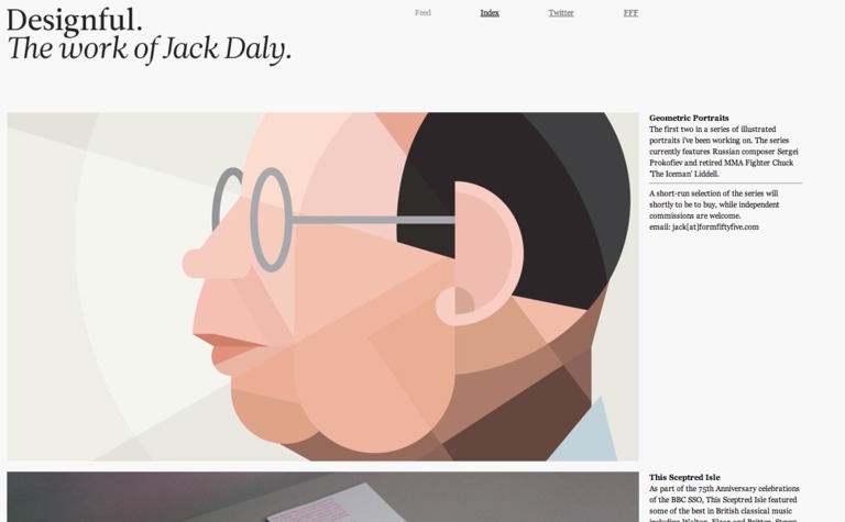 Web Design Inspiration - Jack Daly