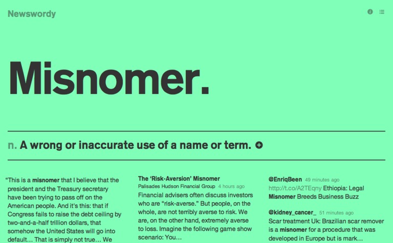 Web Design Inspiration - Newswordy