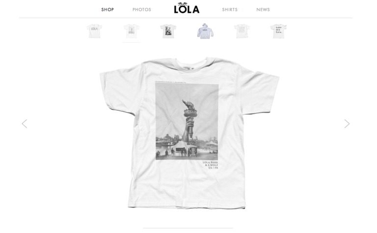 Web Design Inspiration - Lola