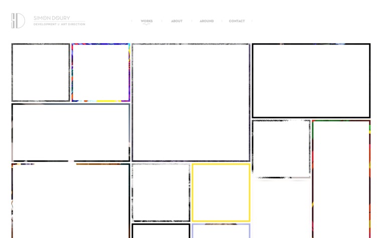 Web Design Inspiration - Simon Doury