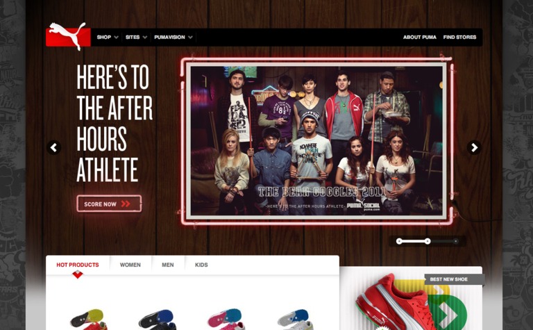 Web Design Inspiration - Puma