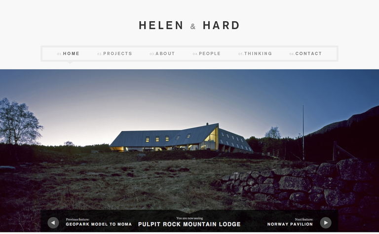 Web Design Inspiration - Helen & Hard