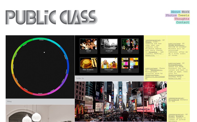 Web Design Inspiration - Public Class