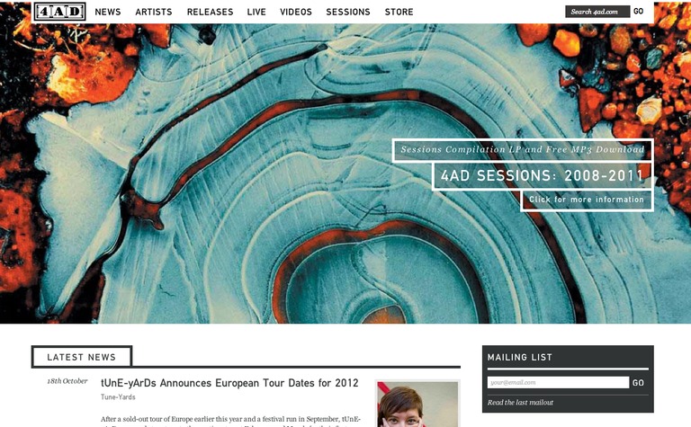 Web Design Inspiration - 4AD