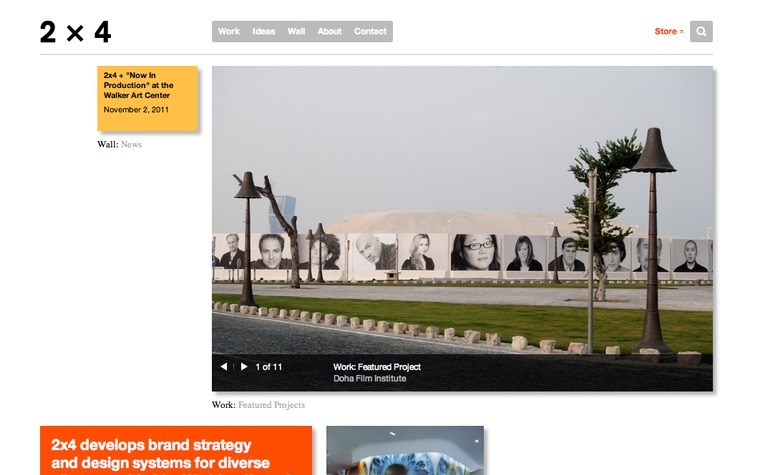 Web Design Inspiration - 2 x 4