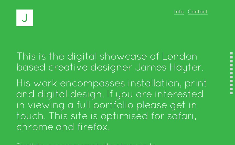 Web Design Inspiration - James Hayter
