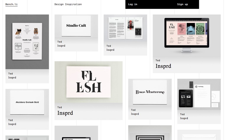 Web Design Inspiration - Bench.li