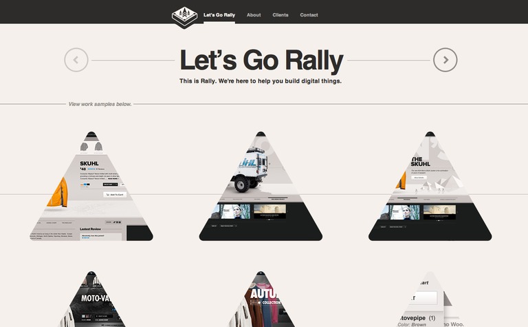 Web Design Inspiration - Rally Interactive