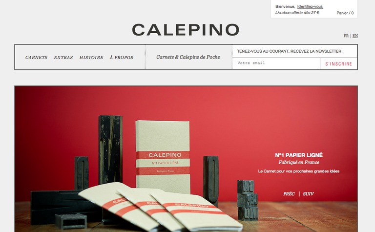 Web Design Inspiration - Calepino