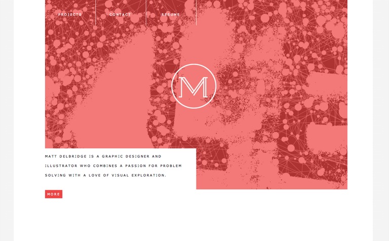 Web Design Inspiration - Matt Delbridge