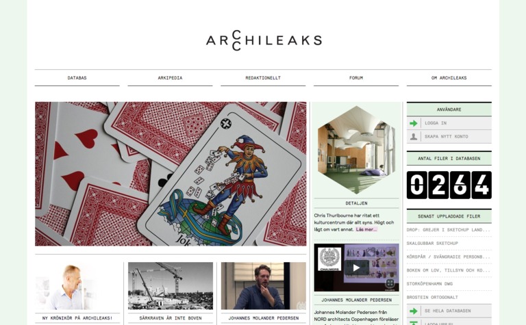 Web Design Inspiration - Archileaks