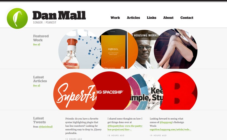 Web Design Inspiration - Dan Mall