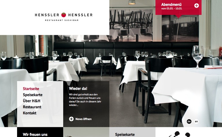 Web Design Inspiration - Henssler & Henssler