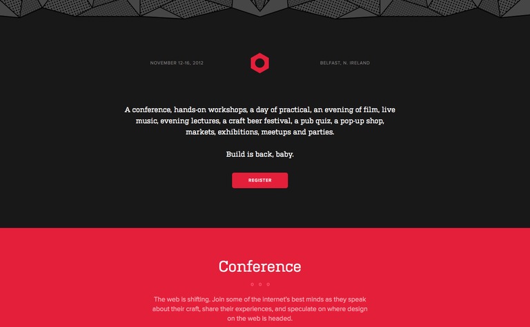Web Design Inspiration - Build Conference 2012