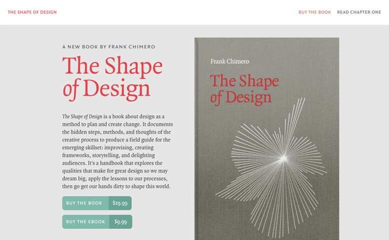 Web Design Inspiration - The Shape of Design