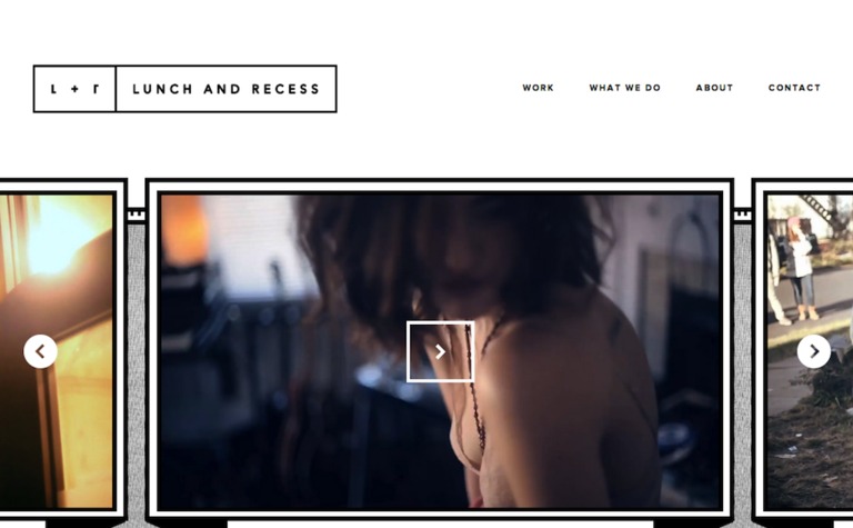 Web Design Inspiration - Lunch & Recess